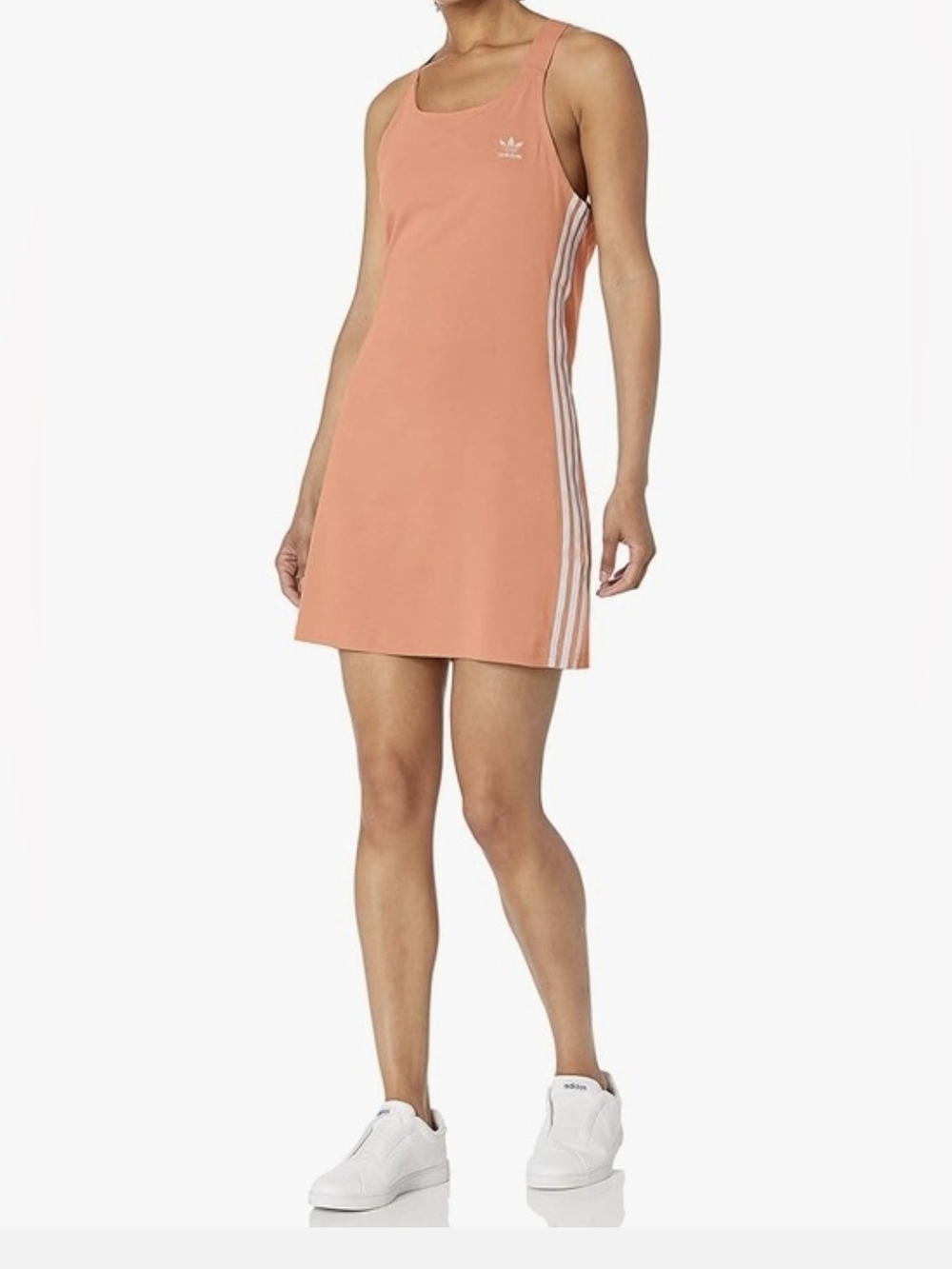 adidas Racer Back Mini Dress-Size S
